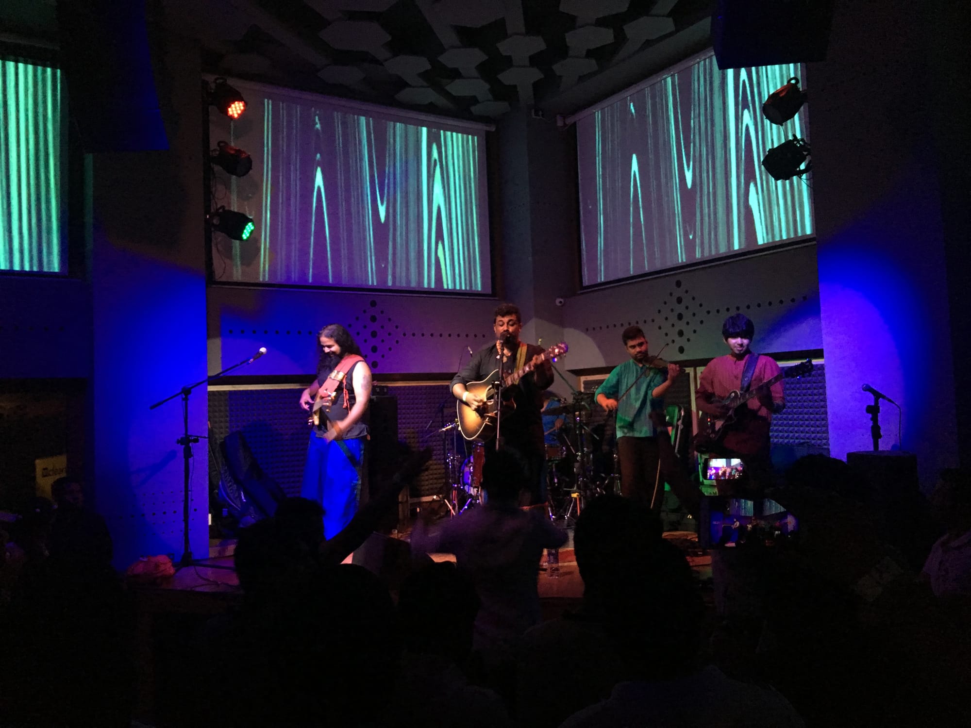 Raghu Dixit performing in the Cleartrip's Birthday Party - July'16